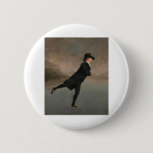 The Skating Minister 6 Cm Round Badge