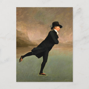 The Skating Minister by Henry Raeburn (c 1790) Postcard
