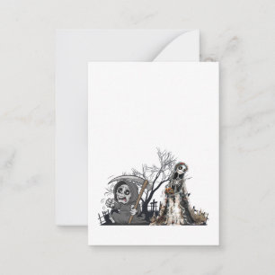  The Skeleton and the Corpse Bride. Card
