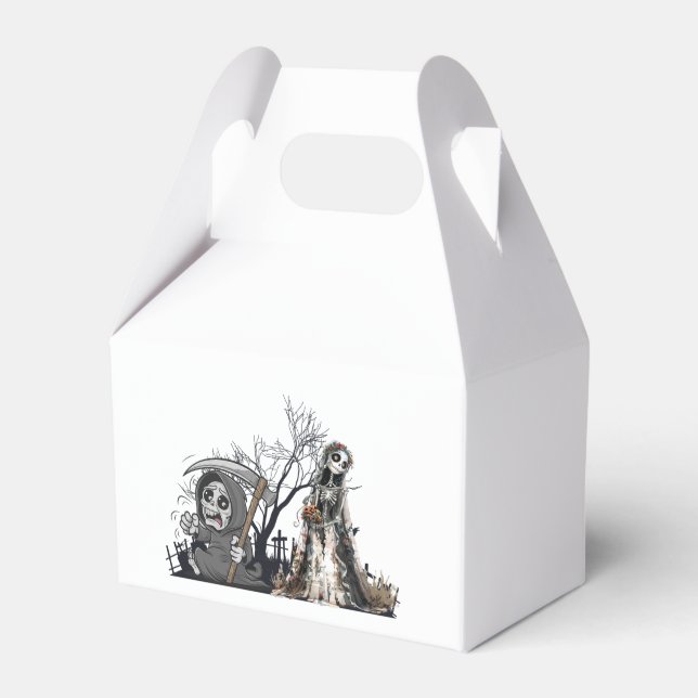  The Skeleton and the Corpse Bride. Favour Box (Front Side)