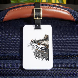 The Skeleton and the Corpse Bride. Luggage Tag