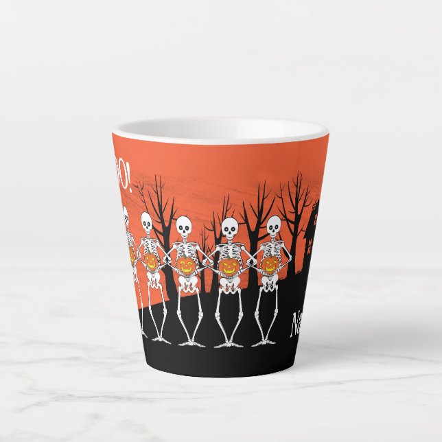 The Skeleton Crew Latte Mug (Front)