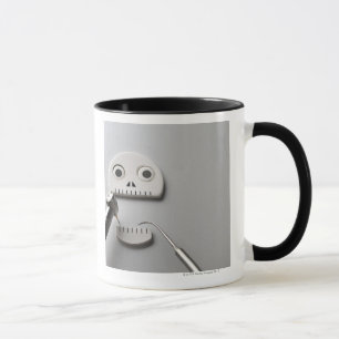 The skeleton which dental treatment is taken mug