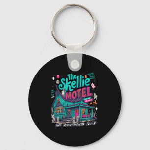 The Skellie Motel Spooky Season Halloween Pumpkin Key Ring