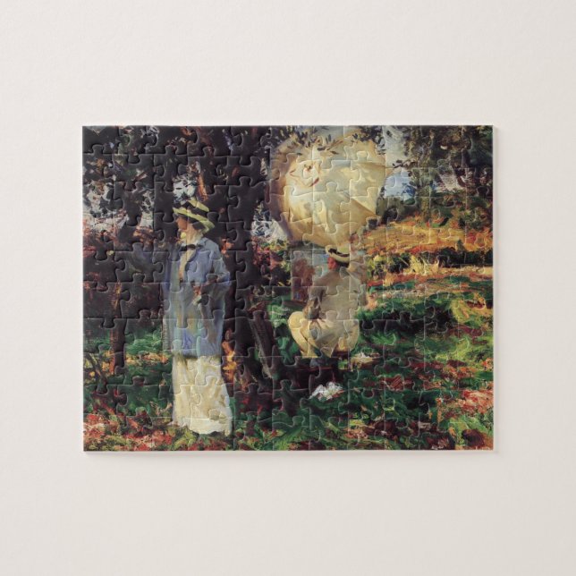 The Sketchers by John Singer Sargent Jigsaw Puzzle (Horizontal)
