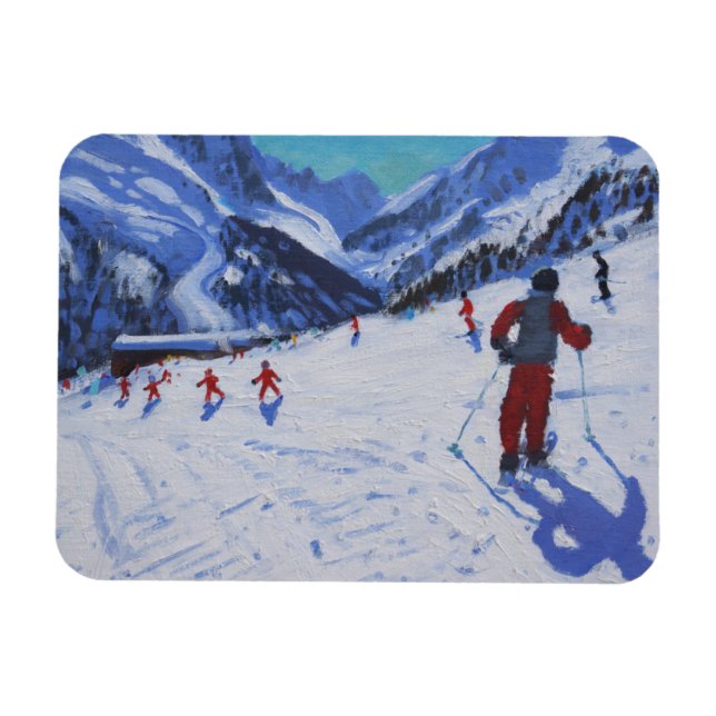 The ski instructor Mottaret Magnet (Horizontal)