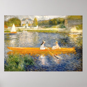 The Skiff by Pierre-Auguste Renoir - Impressionist Poster