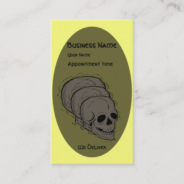 The Skull - Appointment Card (Front)