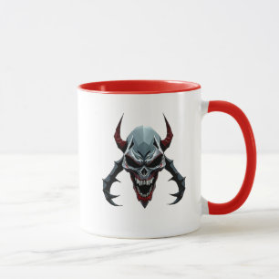 The skull of a super scary demon. mug
