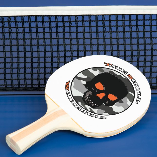 The skull warrior     ping pong paddle (Insitu)