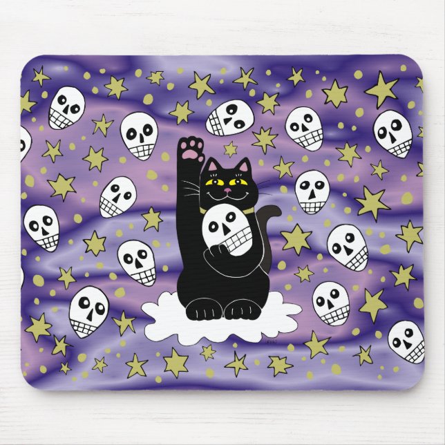 The Skulls Are Lucky Tonight Mouse Pad (Front)