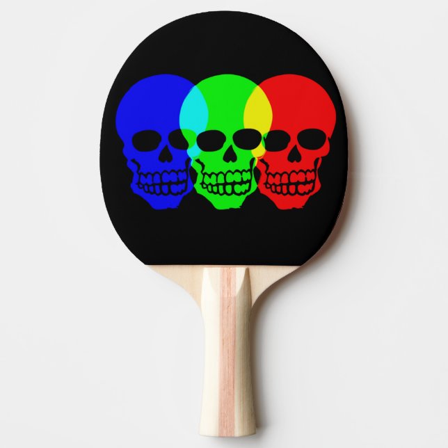 The Skulls Ping Pong Paddle (Front)
