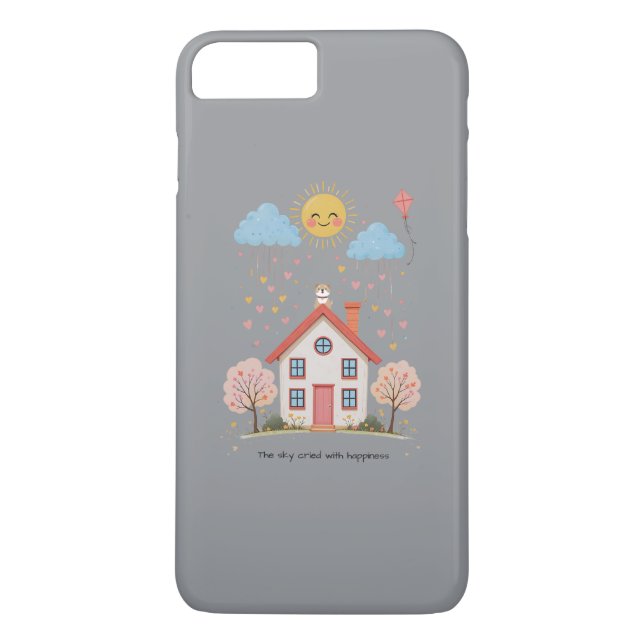 The sky cried with happiness Case-Mate iPhone case (Back)