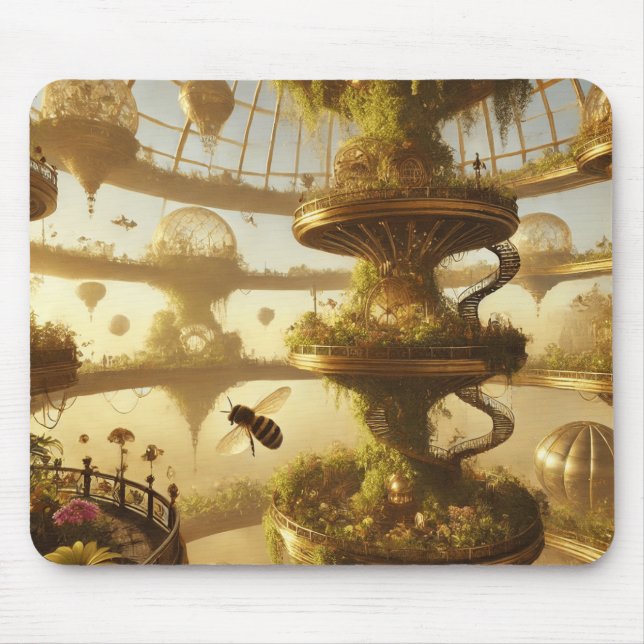 The Sky Garden of Steam Mouse Pad (Front)