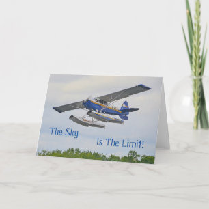 The Sky Is The Limit Aeroplane Card