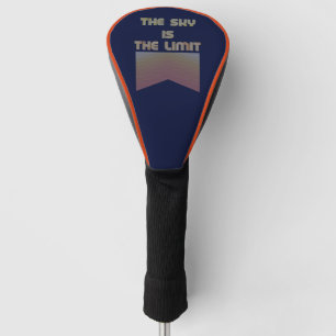 The sky is the limit golf head cover