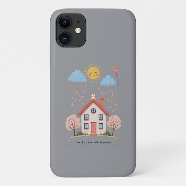 The sky wept with happiness Case-Mate iPhone case (Back)