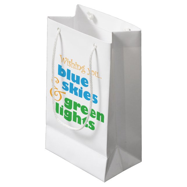 The Skydivers Wish Small Gift Bag (Front Angled)
