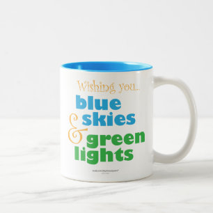 The Skydivers Wish Two-Tone Coffee Mug