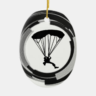 THE SKYDIVING REALM CERAMIC TREE DECORATION