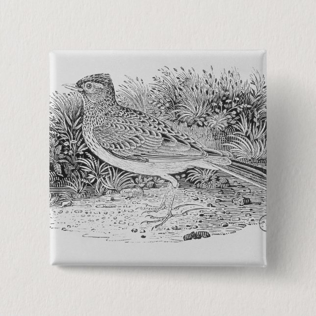 The Skylark 15 Cm Square Badge (Front)