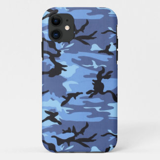 The Sky's the limit Sky Blue Camo iPhone 11 Case