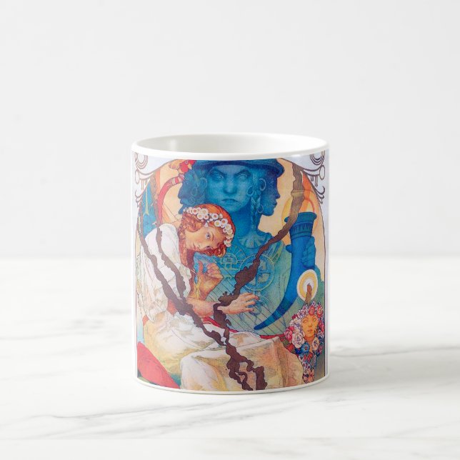 The Slav Epic, Alphonse Mucha Coffee Mug (Center)