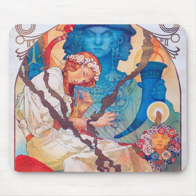 The Slav Epic, Alphonse Mucha Mouse Pad (Front)