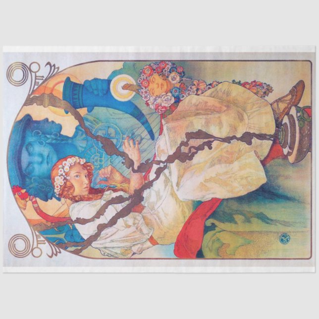 The Slav Epic, Alphonse Mucha Tissue Paper (Front)