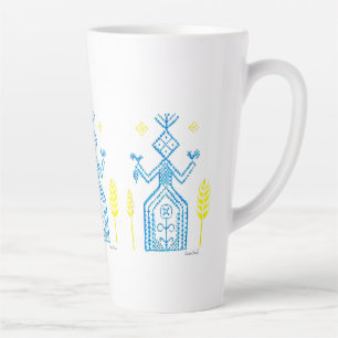 The slavic goddess Mokosh Latte Mug