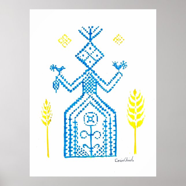 The slavic goddess Mokosh Poster (Front)