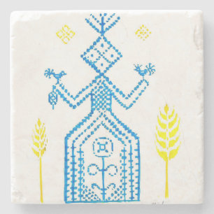 The slavic goddess Mokosh Stone Coaster