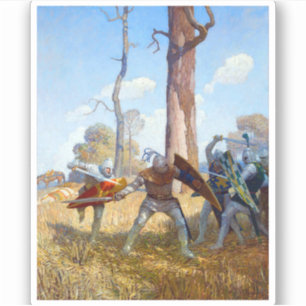 The Slaying of Sir Lamorak, c. 1922 by N.C. Wyeth