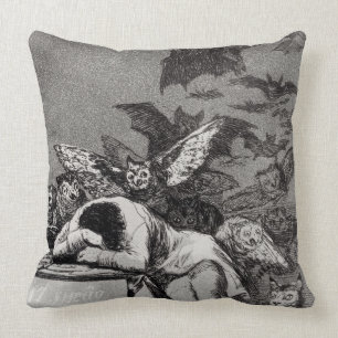 The Sleep of Reason Produces Monsters Cushion