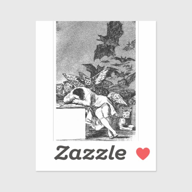The Sleep Of Reason Produces Monsters, Goya (Sheet)