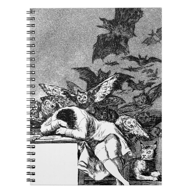 The Sleep Of Reason Produces Monsters, Goya Notebook (Front)