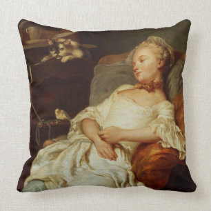 The Sleeper, 1759 (oil on canvas) Cushion