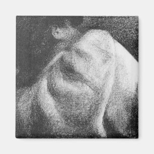 The Sleeper by Georges Seurat Magnet