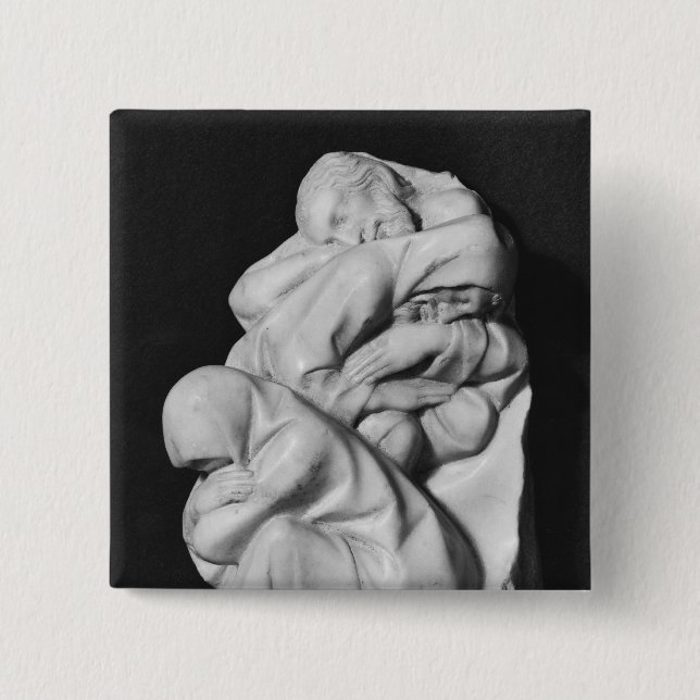 The sleeping Apostles 15 Cm Square Badge (Front)