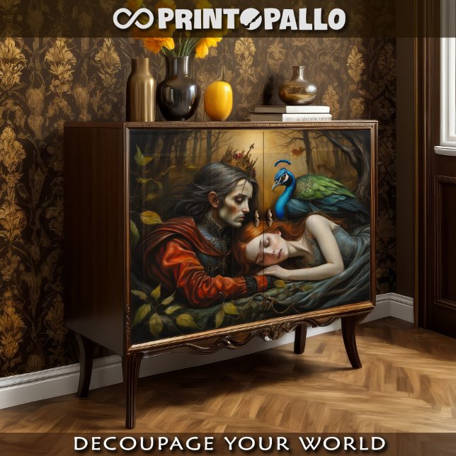 The sleeping beauty and the prince  tissue paper (Creator Uploaded)