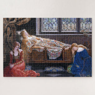 The Sleeping Beauty by John Collier 1921 Jigsaw Puzzle