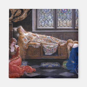 The Sleeping Beauty, c. 1921 by John Collier Magnet