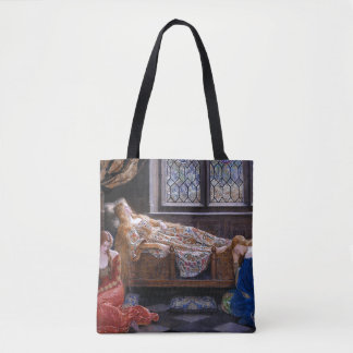 The Sleeping Beauty, c. 1921 by John Collier Tote Bag