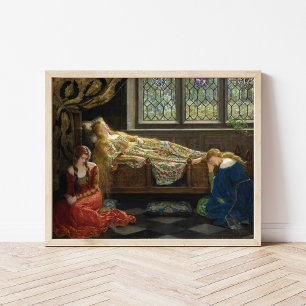 The Sleeping Beauty John Collier Poster