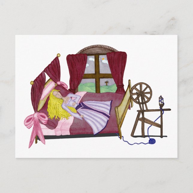 The Sleeping Beauty Postcard (Front)