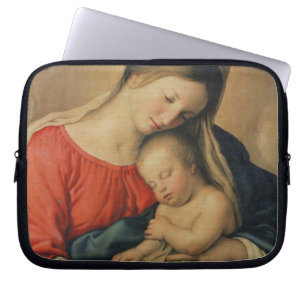 The Sleeping Christ Child (oil on canvas) Laptop Sleeve