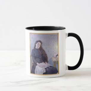The Sleeping Flower Girl, 1892 Mug