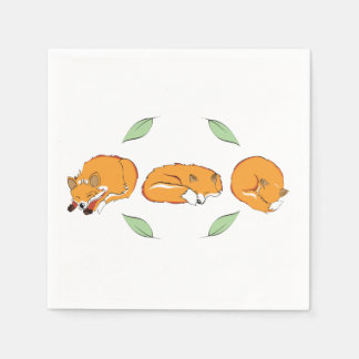 The Sleeping Fox Napkin