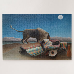 The Sleeping Gypsy Henri Rousseau Jigsaw Puzzle