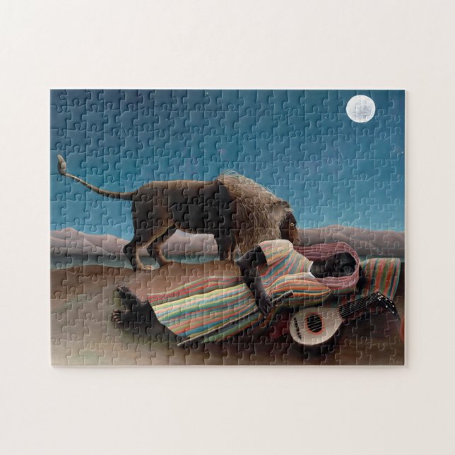 The Sleeping Gypsy, Henri Rousseau Jigsaw Puzzle (Horizontal)